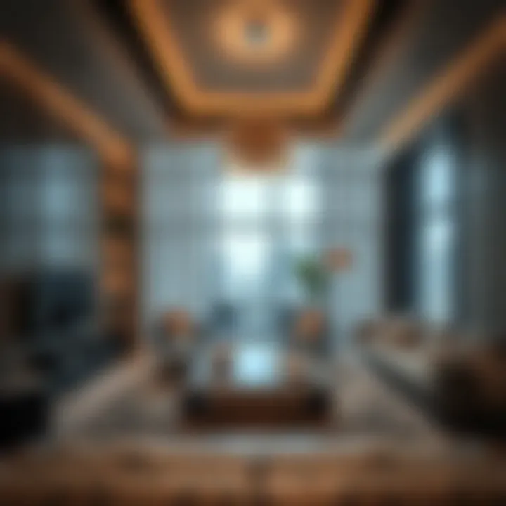 Luxury Living: The Allure of Dubai's High-End Properties Luxurious interior of a modern Dubai apartment