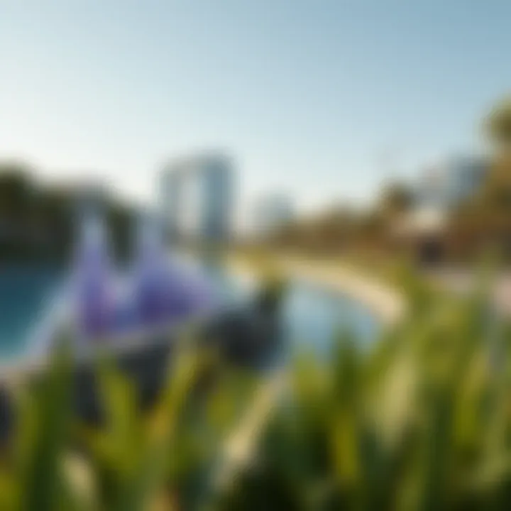 Sustainable features integrated into the Dubai Creek Project landscape