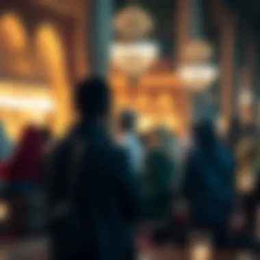 Cultural gathering during Iftar