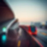 The modern aesthetic of Dubai Red Line Metro station