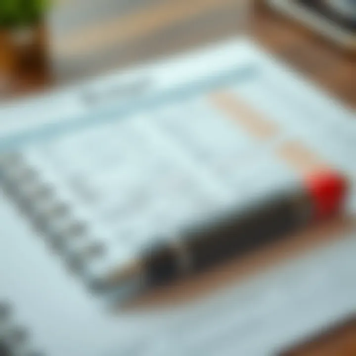 Organized Budget Planning An organized budget planner with various expense categories for effective financial management.