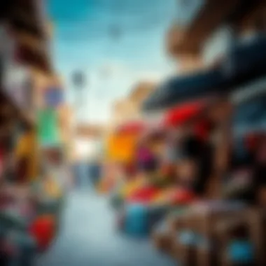 Budget-Friendly Shopping in Dubai A vibrant market scene showcasing budget-friendly shopping options in Dubai.