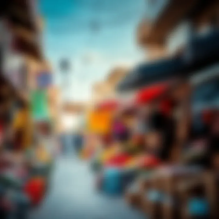 Budget-Friendly Shopping in Dubai A vibrant market scene showcasing budget-friendly shopping options in Dubai.