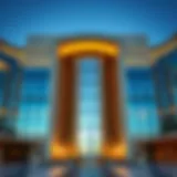 Architectural marvel of Emirates Crown showcasing unique design elements