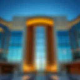 Architectural marvel of Emirates Crown showcasing unique design elements