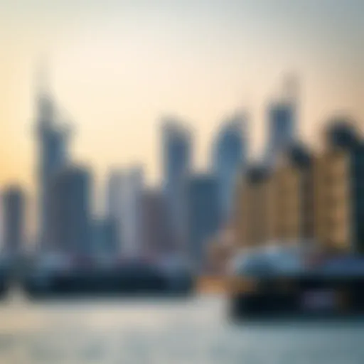 Dubai Skyline and Equity Companies Skyline of Dubai showcasing modern architecture