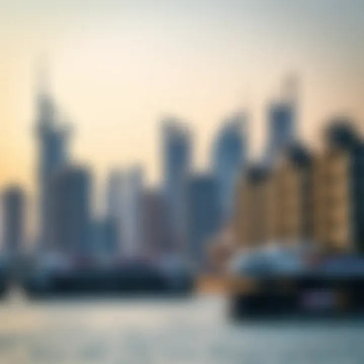 Dubai Skyline and Equity Companies Skyline of Dubai showcasing modern architecture