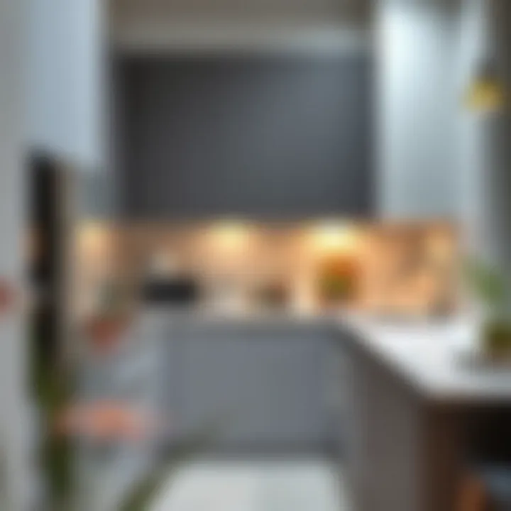 Sleek Kitchen Layout in Al Nahda Modern kitchen design in Al Nahda rentals