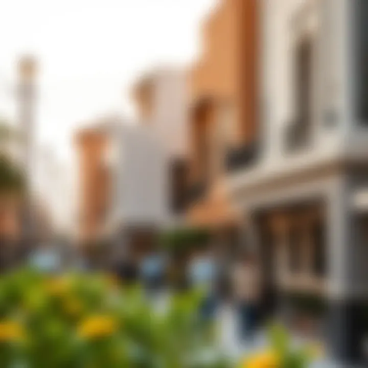 Lively Scene in the Al Nahda Community Vibrant neighborhood view of Al Nahda