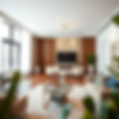 Chic Living Space in Al Nahda Stylish living room in a 1 BHK apartment in Al Nahda