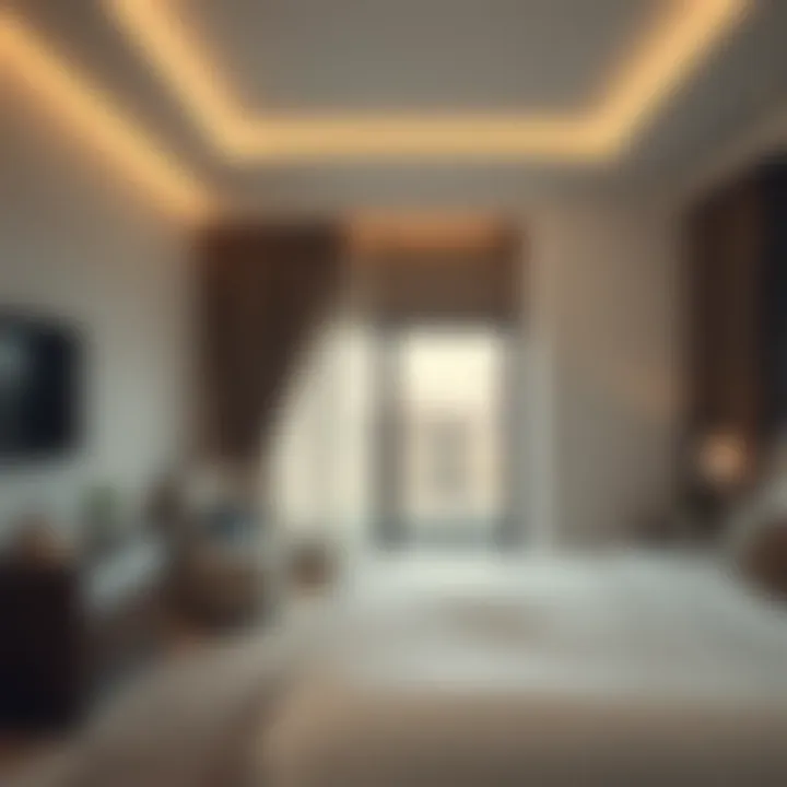 Serene Bedroom Environment in Al Nahda Tranquil bedroom ambiance in Al Nahda