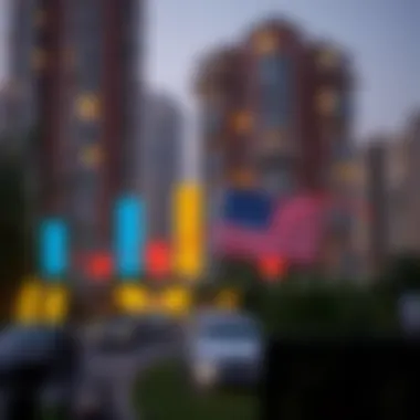 Charts depicting rental price trends for 2 BHK apartments in Dubai