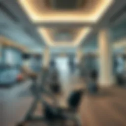 A modern gym interior showcasing advanced fitness equipment