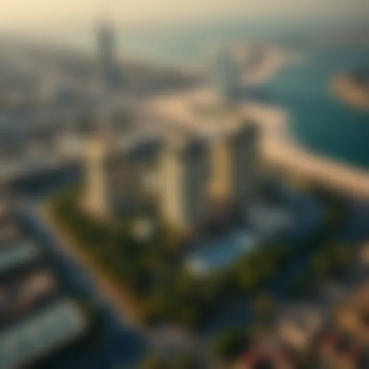 Aerial View of Al Aweer Aerial view of Al Aweer demonstrating its strategic location