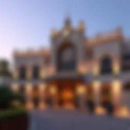 Exterior view of مطعم الخيمة جميرا showcasing its architectural beauty