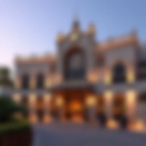 Exterior view of مطعم الخيمة جميرا showcasing its architectural beauty