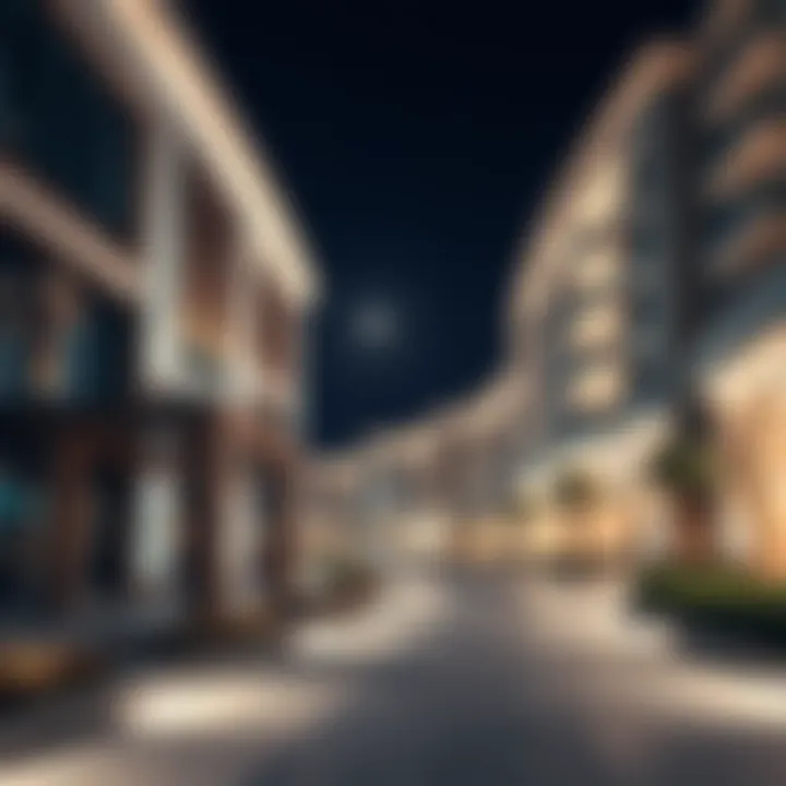 Architectural design highlights in Al Falah development