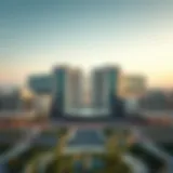 Panoramic view of Al Khail Gate showcasing modern architecture