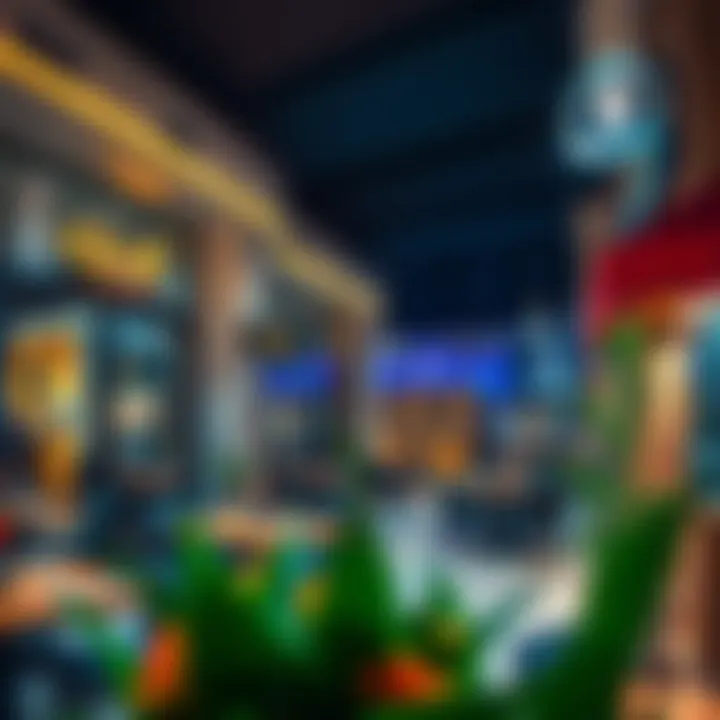 Lifestyle and Amenities in Al Mizhar Stylish cafes and shops illustrating the lifestyle offerings in Al Mizhar