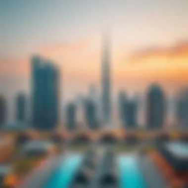 Skyline of Ayana Properties Stunning skyline view of Ayana Properties in Dubai