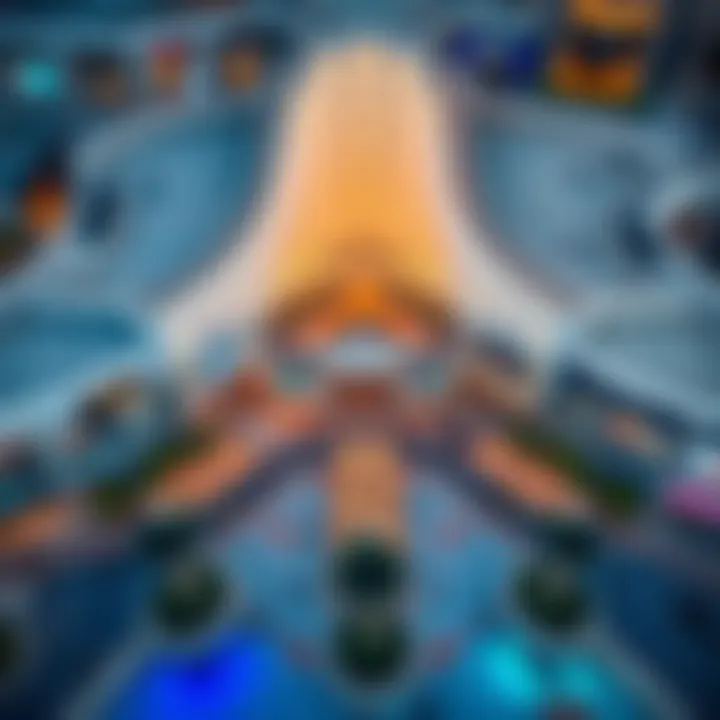 Aerial View of Bay Avenue Mall A stunning aerial view of Bay Avenue Mall showcasing its unique architectural design