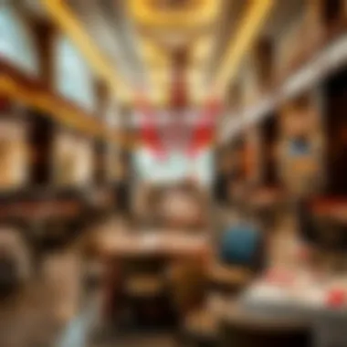 Dining Delights at Bay Avenue Mall Elegant dining area with vibrant atmosphere