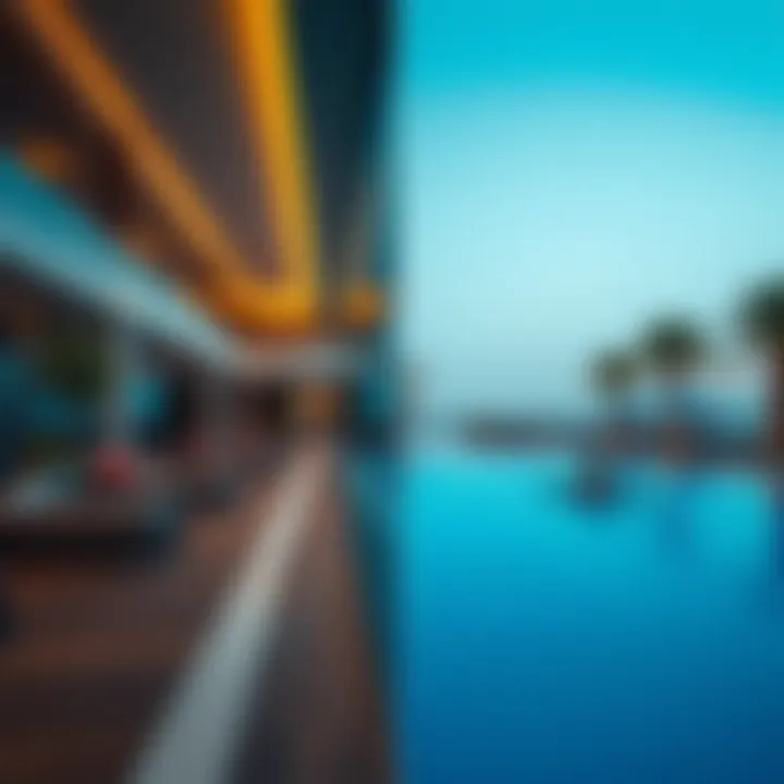 Amenities available at Binghatti Horizon, such as pool and gym