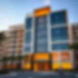 Binghatti Horizon facade showcasing modern architecture