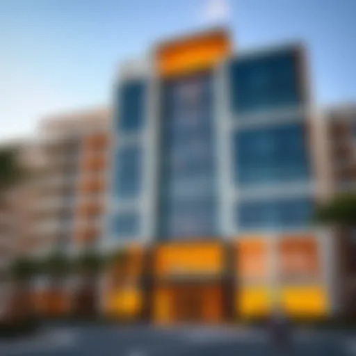 Binghatti Horizon facade showcasing modern architecture