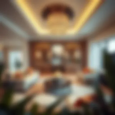 Luxurious interior of a Binghatti Horizon apartment