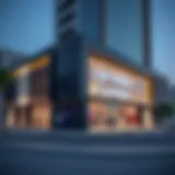 Carrefour Reem Island storefront showcasing modern architecture