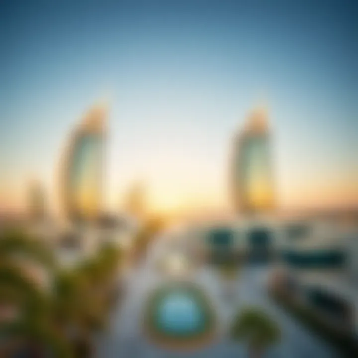 Modern Architectural Marvels at السيتي ووك A panoramic view of السيتي ووك showcasing its modern architecture