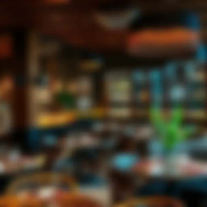 An array of diverse cuisines offered at the various dining spots in D3