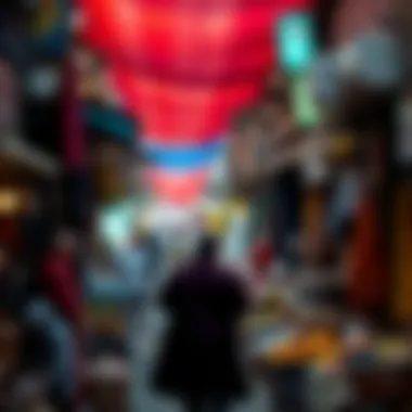 Vibrant Market Scene at Deira Souq Vibrant market scene at Deira Souq