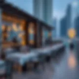 Waterfront Dining Experience at JBR Elegant setting of a waterfront restaurant in JBR