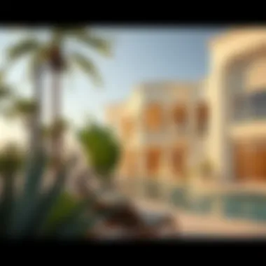 Luxurious Villa Lifestyle A luxurious villa illustrating lifestyle in Dubai