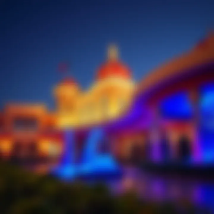 Architectural Marvels of Dubai Parks Stunning architectural design of attractions within Dubai Parks and Resorts