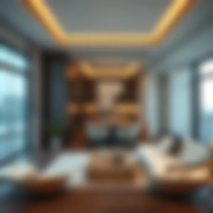 Modern Apartment Interior Luxurious apartment interior showcasing modern design