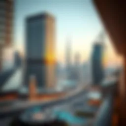 A panoramic view of Dubai's skyline showcasing modern architecture and luxury living