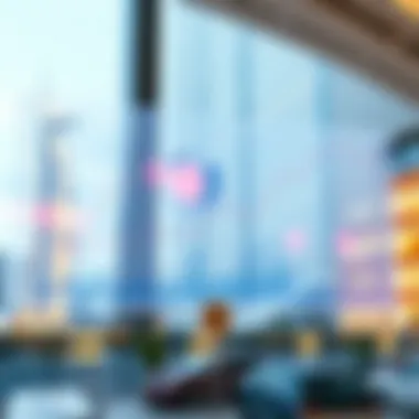 Trends and Insights in Dubai Real Estate An illustration of the latest trends in Dubai's real estate market with graphs and charts