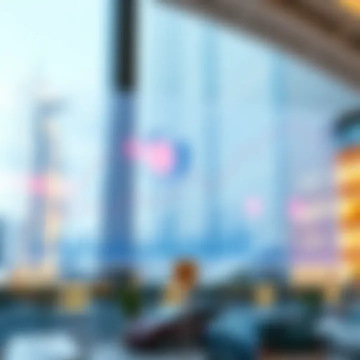 Trends and Insights in Dubai Real Estate An illustration of the latest trends in Dubai's real estate market with graphs and charts