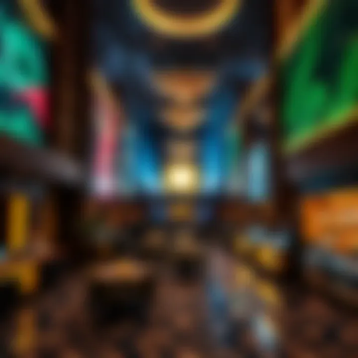 Vibrant entertainment scene in Dubai with luxurious venues