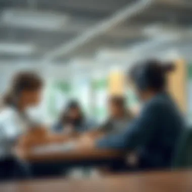 Collaborative Learning Environment in Local Schools Students engaging in a collaborative learning environment