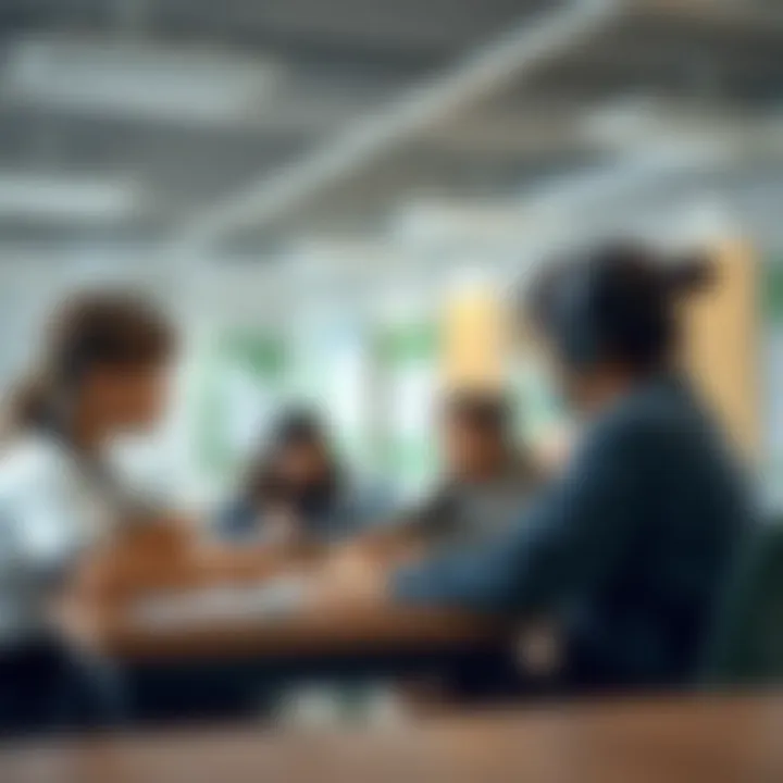 Collaborative Learning Environment in Local Schools Students engaging in a collaborative learning environment