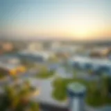 Panoramic View of Educational Institutions Near Damac Hills 2 A panoramic view of the educational institutions near Damac Hills 2