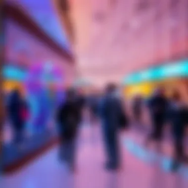 Interactive technology installations engaging customers