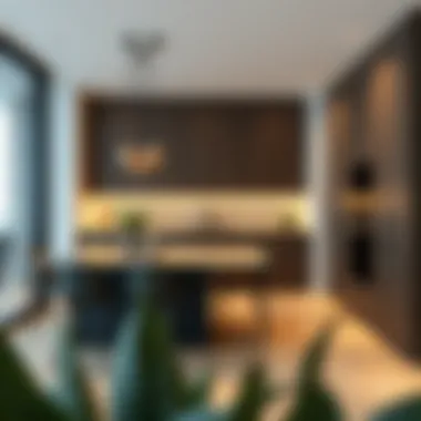 Modern Kitchen Design in Residence 1000 Mankhool Modern kitchen design in Residence 1000 Mankhool