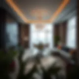 Luxurious living room at Residence 1000 Mankhool