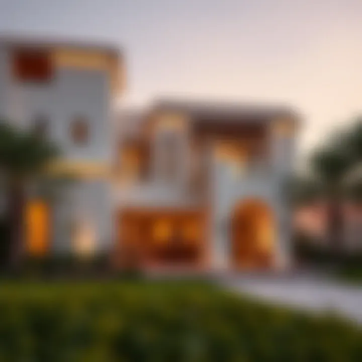 Stunning architectural design of Emaar Golf Villas