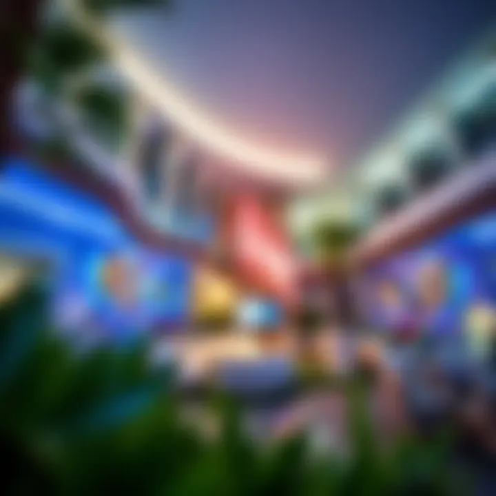 Vibrant Community Space by Emaar A vibrant community space within Emaar's projects